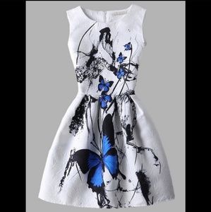 Blue Butterfly Dress